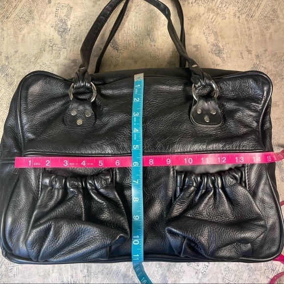 MAELEE Diaper Leather Bag Purse Baby Bag - Picture 9 of 12